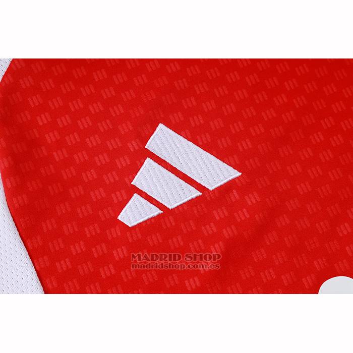 Chandal del Arsenal Manga Corta 2026-2027 Rojo - Pantalon Corto